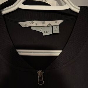 Athleta Black Zip-Up Jacket
